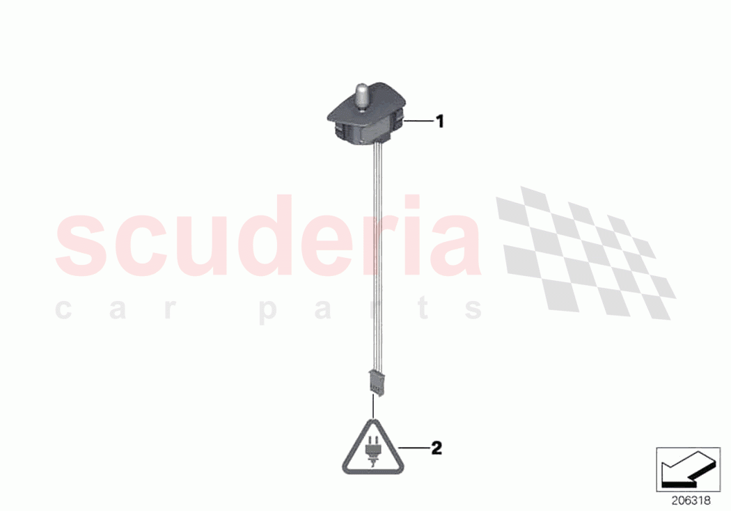 Steering column switch of Rolls Royce Rolls Royce Dawn RR6(2017-2023)