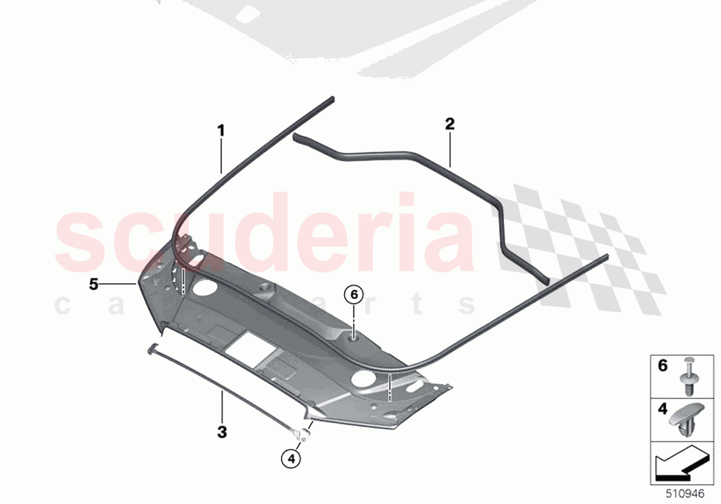 Bonnet seals of Rolls Royce Rolls Royce Ghost Extended RR22(2019-2023)