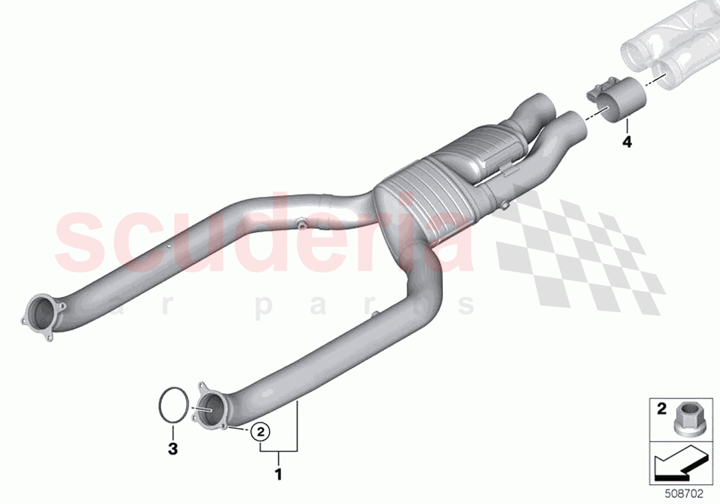 Repl of petrol part filter w fr pipe of Rolls Royce Rolls Royce Ghost Extended RR22(2019-2023)