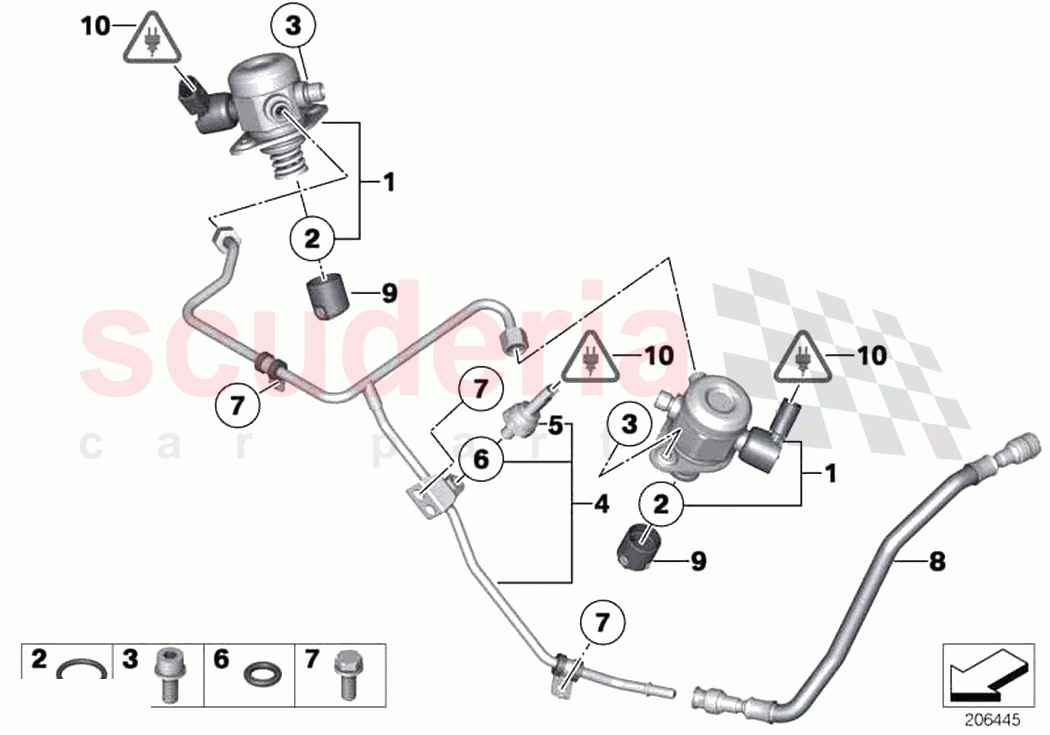 High pressure pump Tubing of Rolls Royce Rolls Royce Ghost Extended RR22(2019-2023)