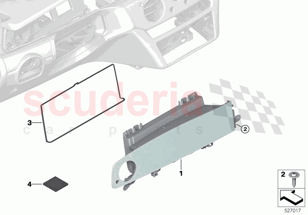 Instrument panel glass case of Rolls Royce Rolls Royce Ghost Extended RR22(2019-2023)
