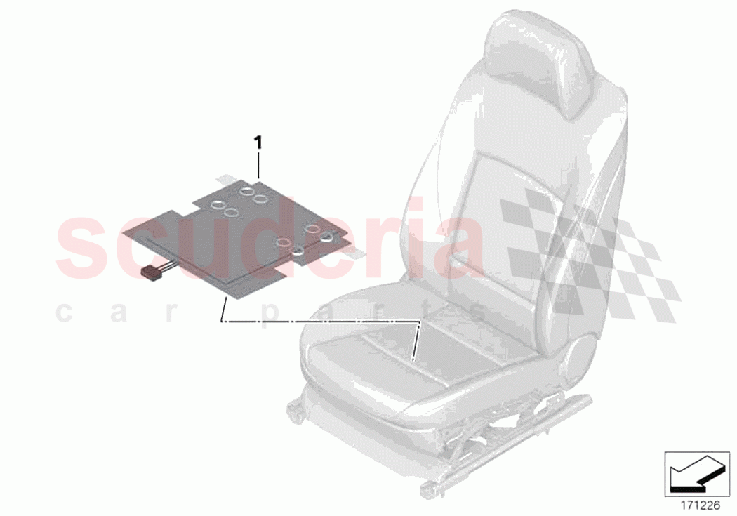 Electr compon seat occupancy detection of Rolls Royce Rolls Royce Ghost RR21(2019-2023)