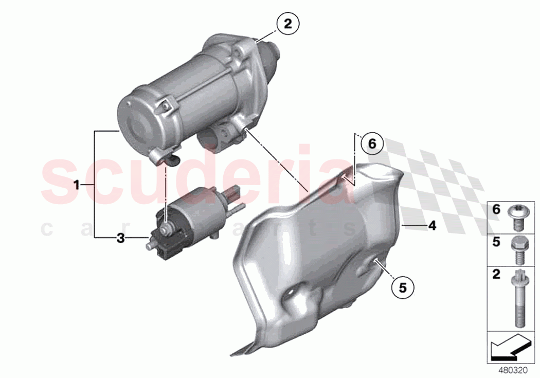 Starter of Rolls Royce Rolls Royce Ghost RR21(2019-2023)