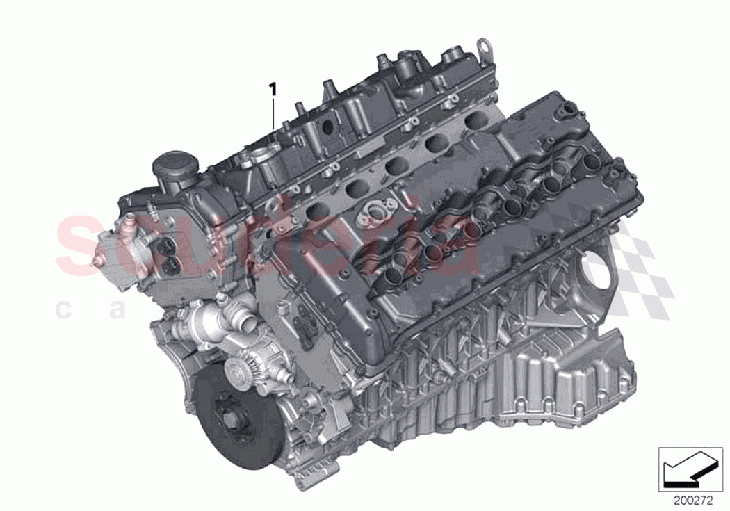 Short Engine of Rolls Royce Rolls Royce Ghost RR21(2019-2023)