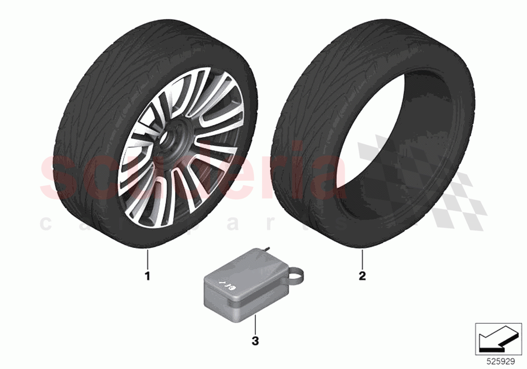 Complete winter wheel Style 822 of Rolls Royce Rolls Royce Ghost RR21(2019-2023)