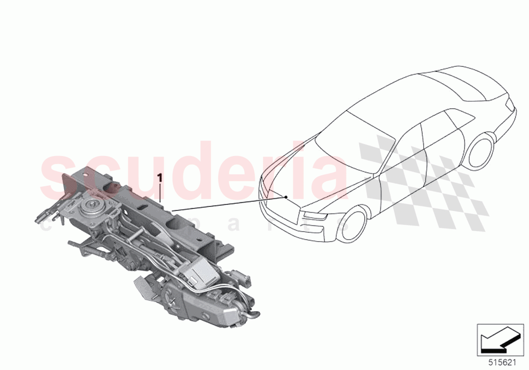 Retrofit uplit Spirit of Ecstasy of Rolls Royce Rolls Royce Ghost RR21(2019-2023)