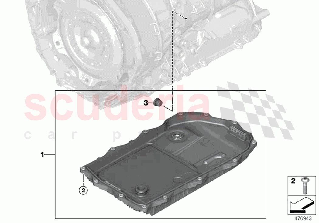 GA8HP95Z oil sump of Rolls Royce Rolls Royce Ghost RR4(2017-2019)
