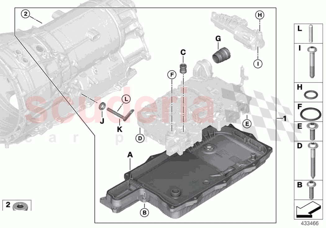 GA8HP95Z selector shaft of Rolls Royce Rolls Royce Ghost RR4(2017-2019)