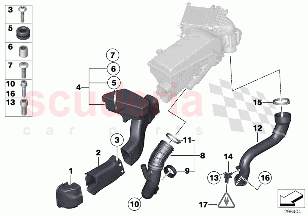 Air duct of Rolls Royce Rolls Royce Ghost RR4(2017-2019)