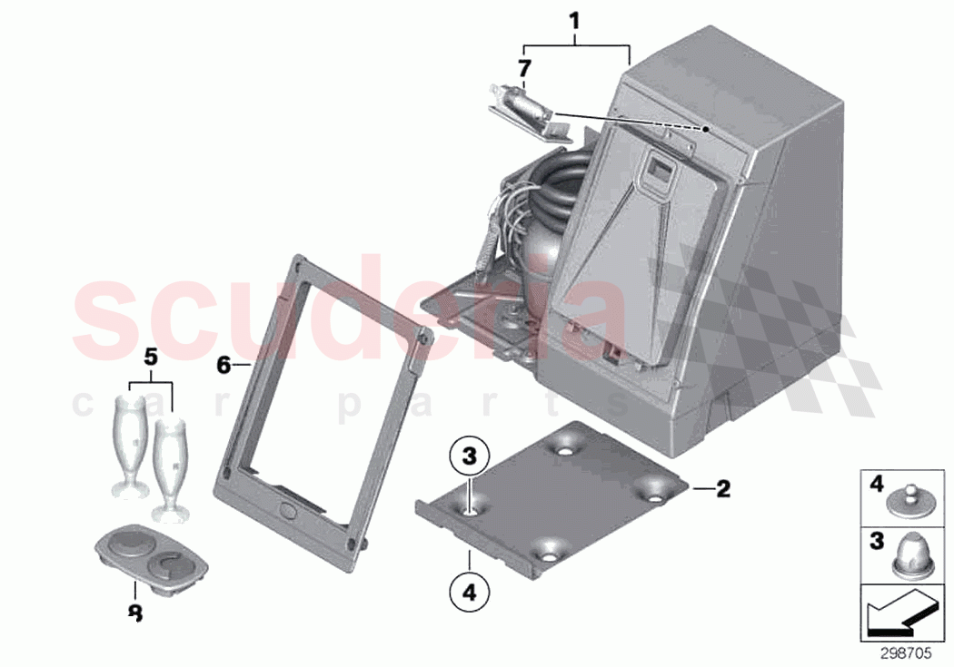 Coolbox of Rolls Royce Rolls Royce Ghost RR4(2017-2019)