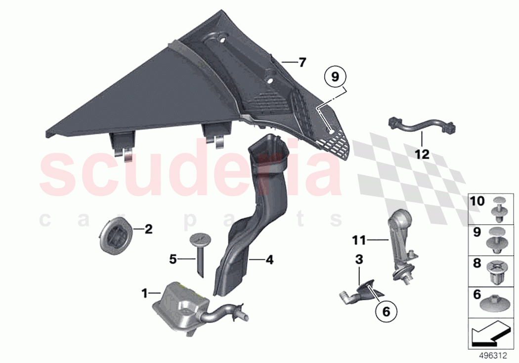 Various grommets covers of Rolls Royce Rolls Royce Ghost RR4(2017-2019)
