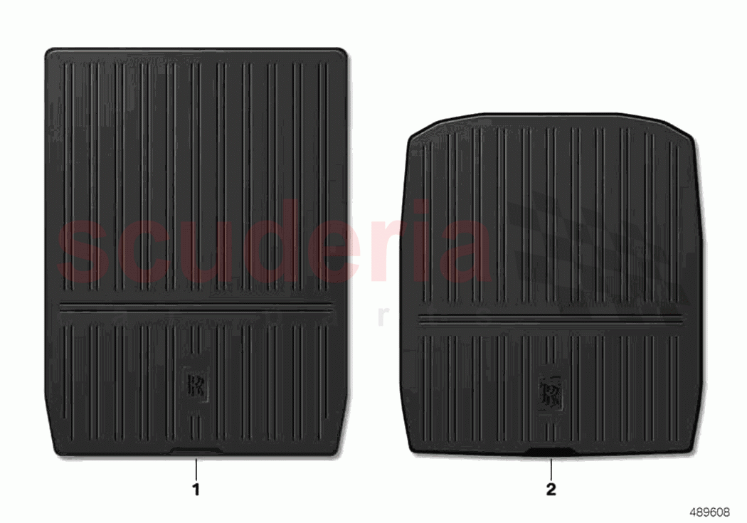 Luggage compartment mat all weather of Rolls Royce Rolls Royce Ghost RR4(2017-2019)