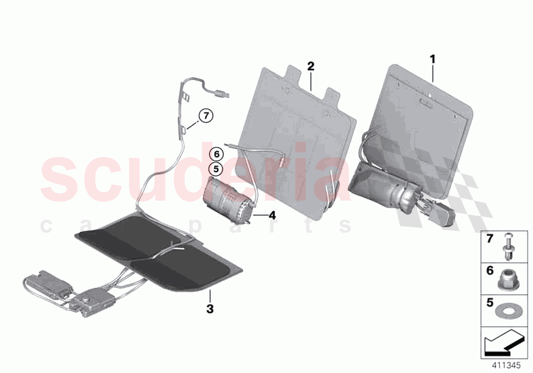 Seat front lumbar active seat of Rolls Royce Rolls Royce Ghost RR4(2017-2019)