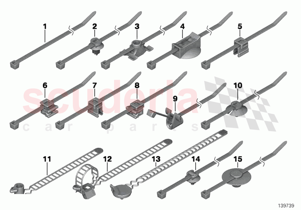 Cable tie of Rolls Royce Rolls Royce Ghost RR4(2017-2019)