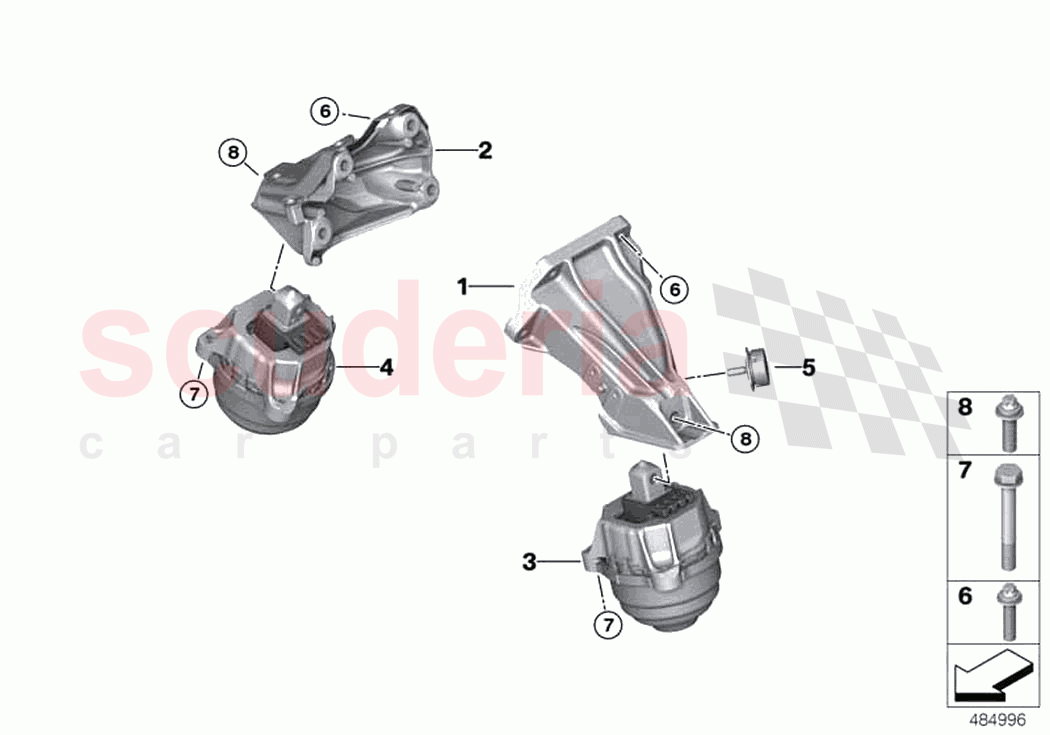 Engine Suspension of Rolls Royce Rolls Royce Phantom Extended RR12(2017-2023)