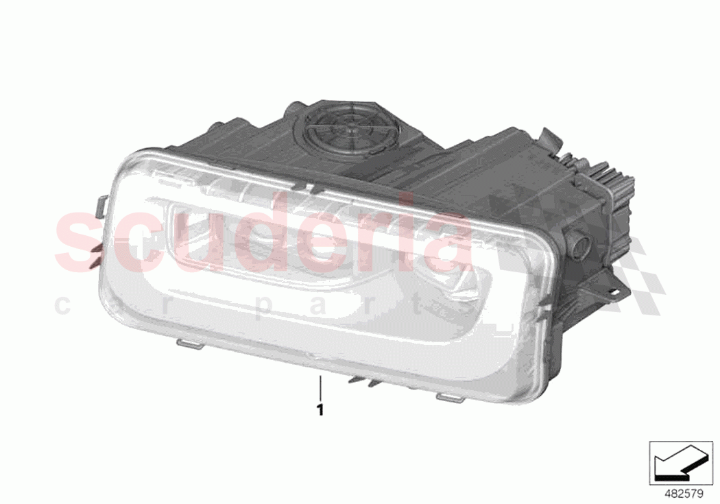 Headlight of Rolls Royce Rolls Royce Phantom Extended RR12(2017-2023)