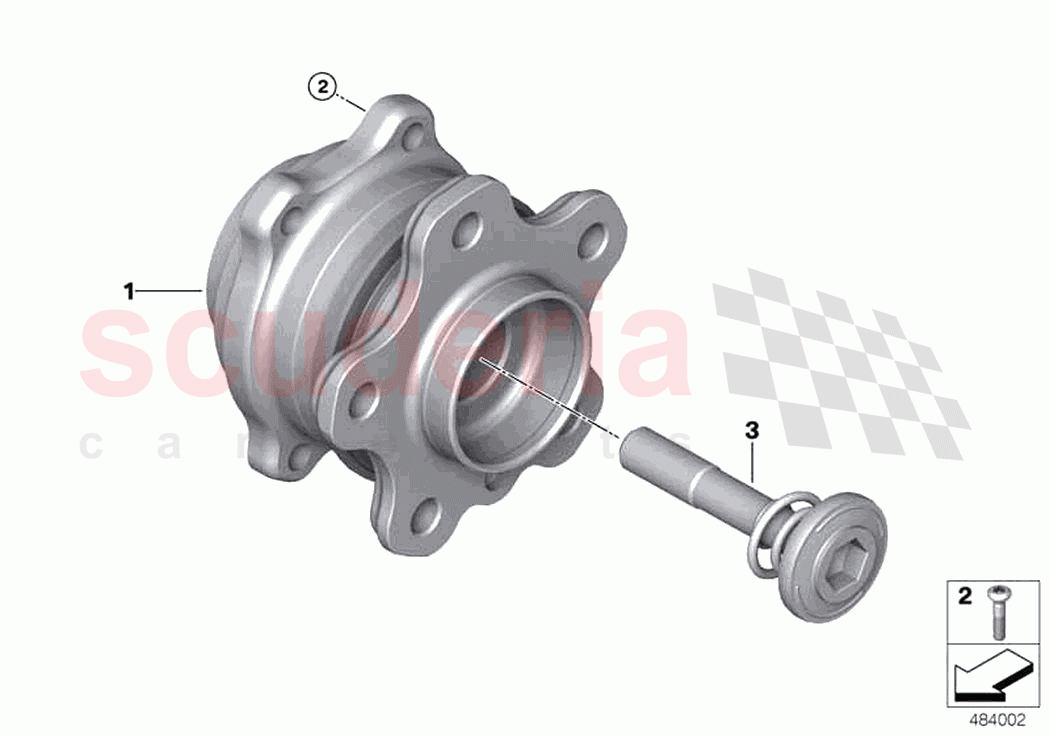 Side shaft wheel bearings of Rolls Royce Rolls Royce Phantom Extended RR12(2017-2023)
