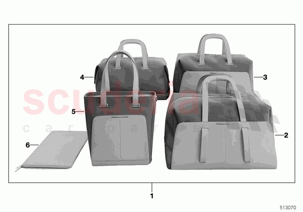Luggage of Rolls Royce Rolls Royce Phantom Extended RR12(2017-2023)