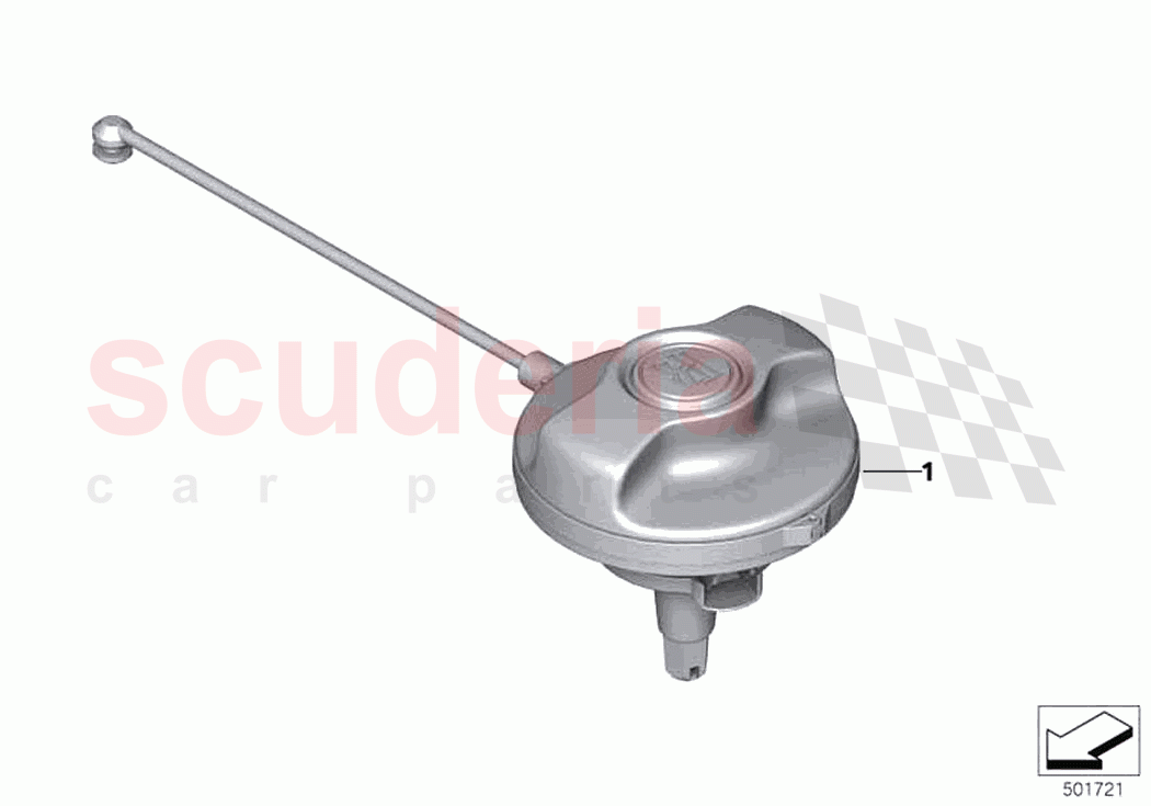 Metal Fuel Filler Cap Retrofit of Rolls Royce Rolls Royce Phantom Extended RR12(2017-2023)