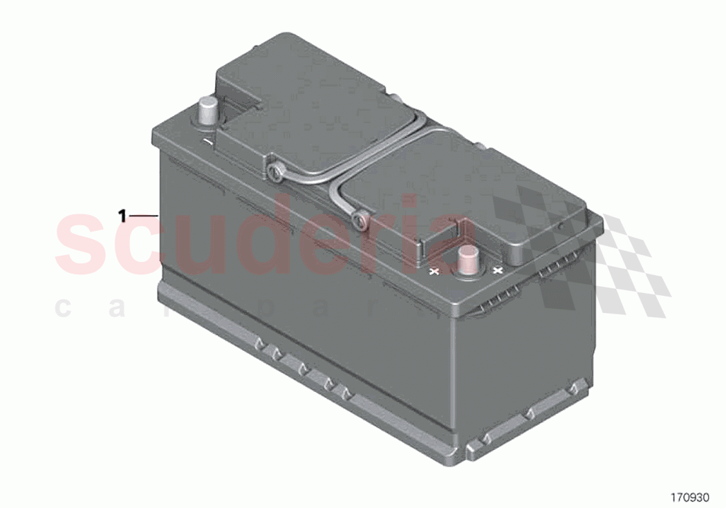Original BMW battery of Rolls Royce Rolls Royce Phantom Extended RR12(2017-2023)