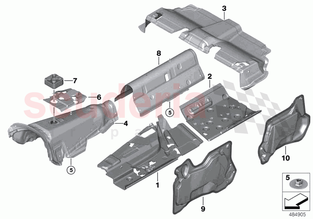 Sound insulation inner of Rolls Royce Rolls Royce Phantom Extended RR12(2017-2023)