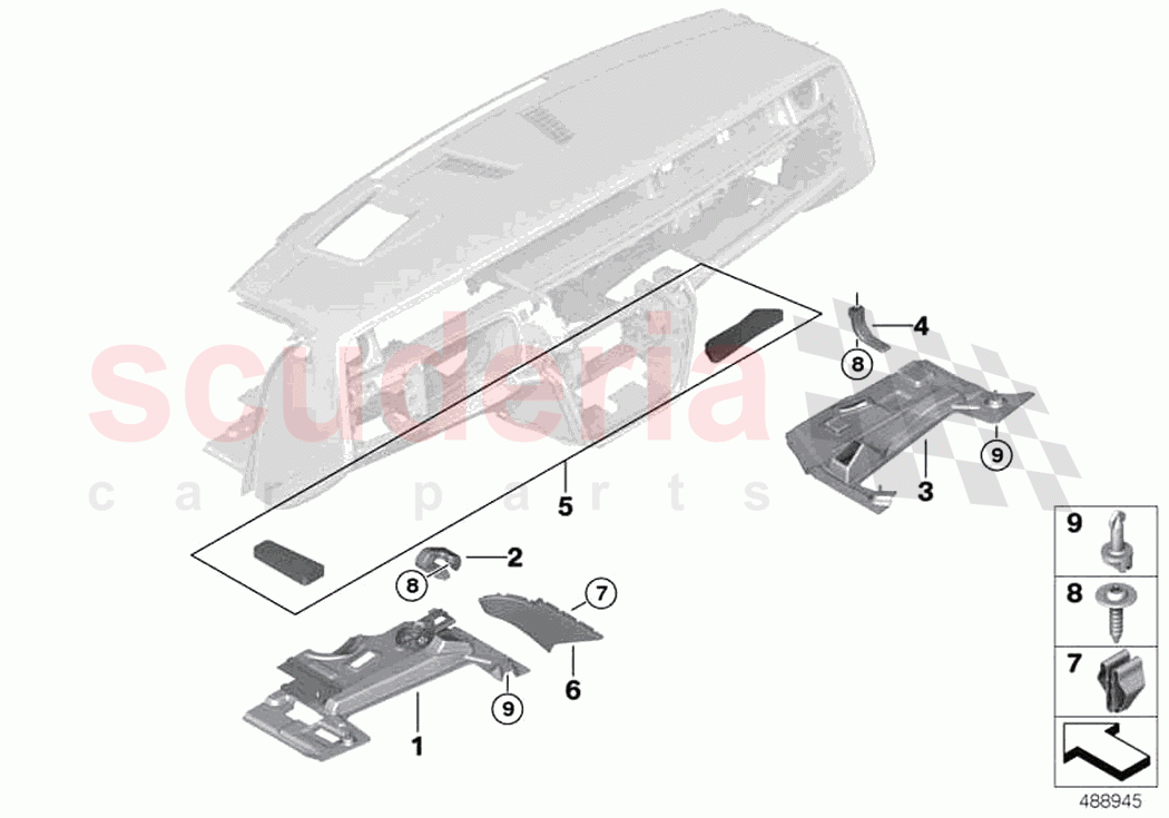 Trim panel footwell of Rolls Royce Rolls Royce Phantom Extended RR12(2017-2023)