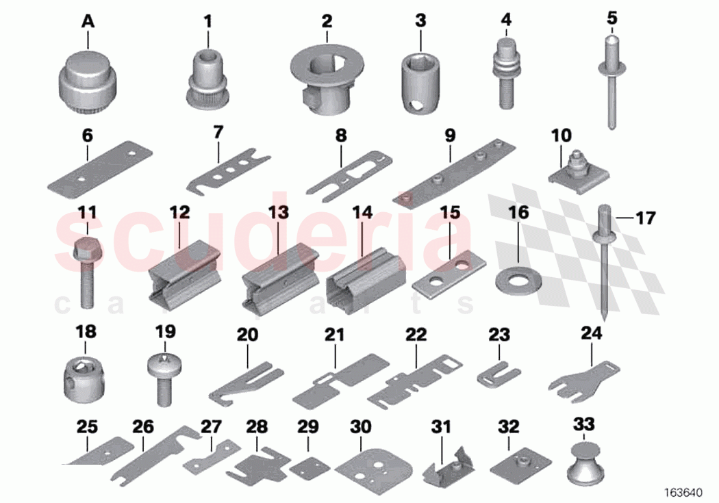 Mechanical connect and repair elements of Rolls Royce Rolls Royce Phantom RR11(2017-2023)