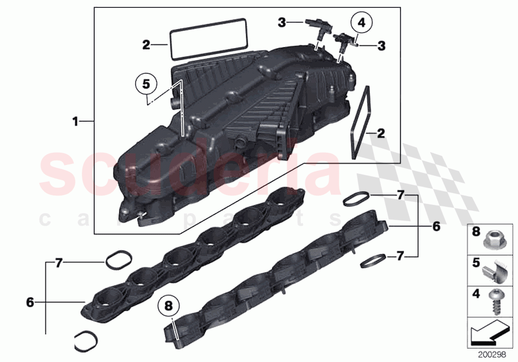 Intake manifold of Rolls Royce Rolls Royce Phantom RR11(2017-2023)
