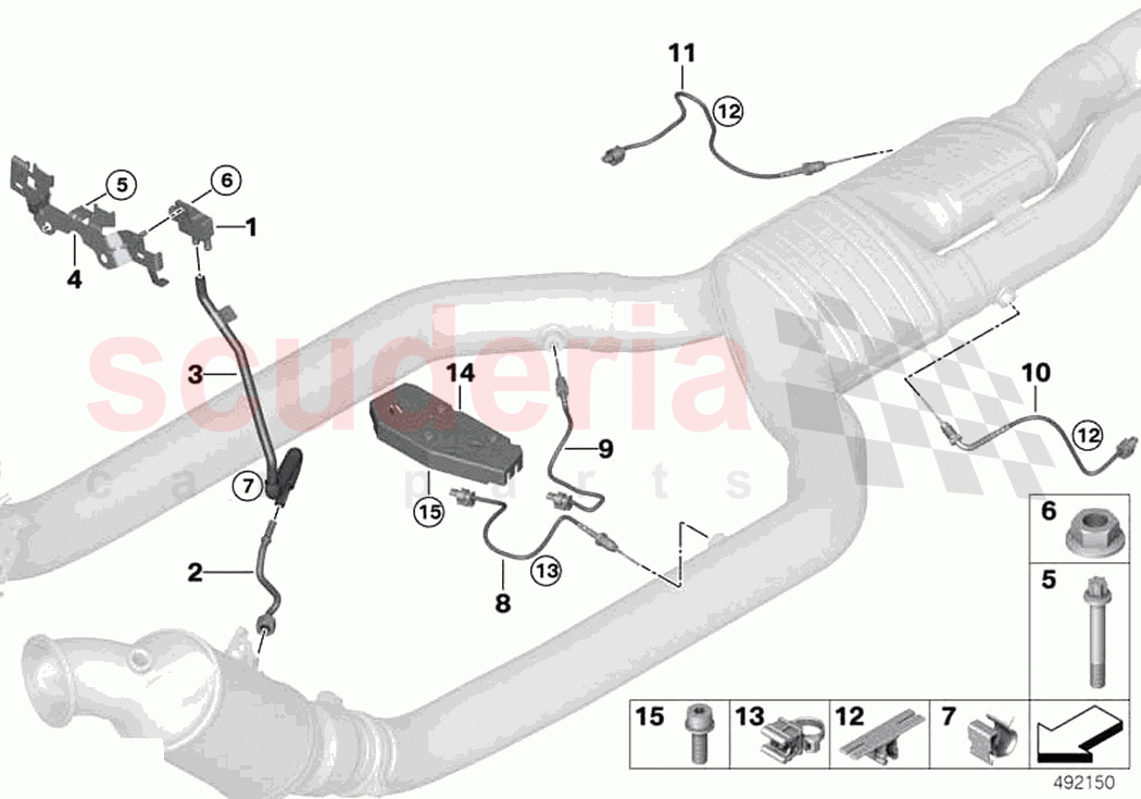 Petrol partic filter sens mounted parts of Rolls Royce Rolls Royce Phantom RR11(2017-2023)