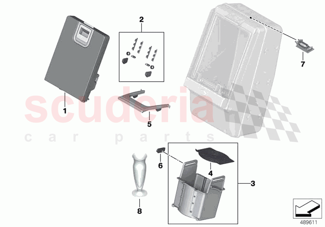 Separate components cool box of Rolls Royce Rolls Royce Phantom RR11(2017-2023)