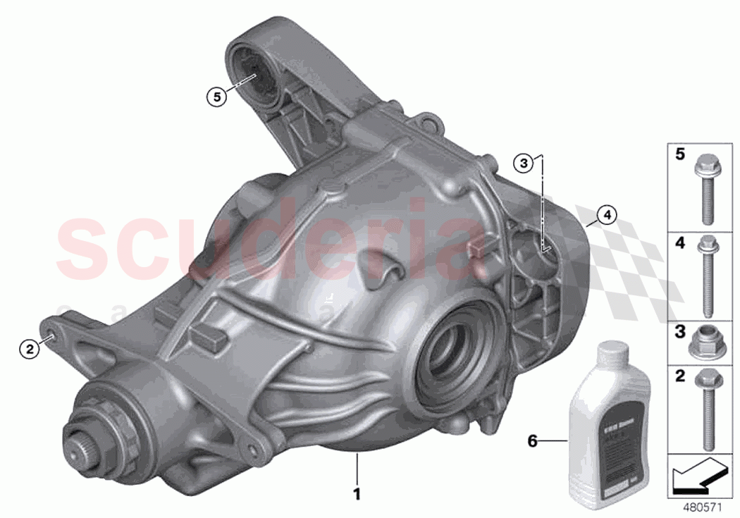 Rear axle drive of Rolls Royce Rolls Royce Phantom RR11(2017-2023)
