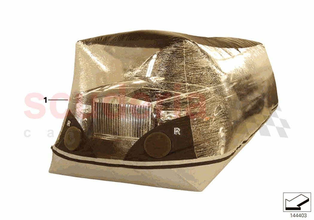 Car cover air flow storage system of Rolls Royce Rolls Royce Phantom RR11(2017-2023)