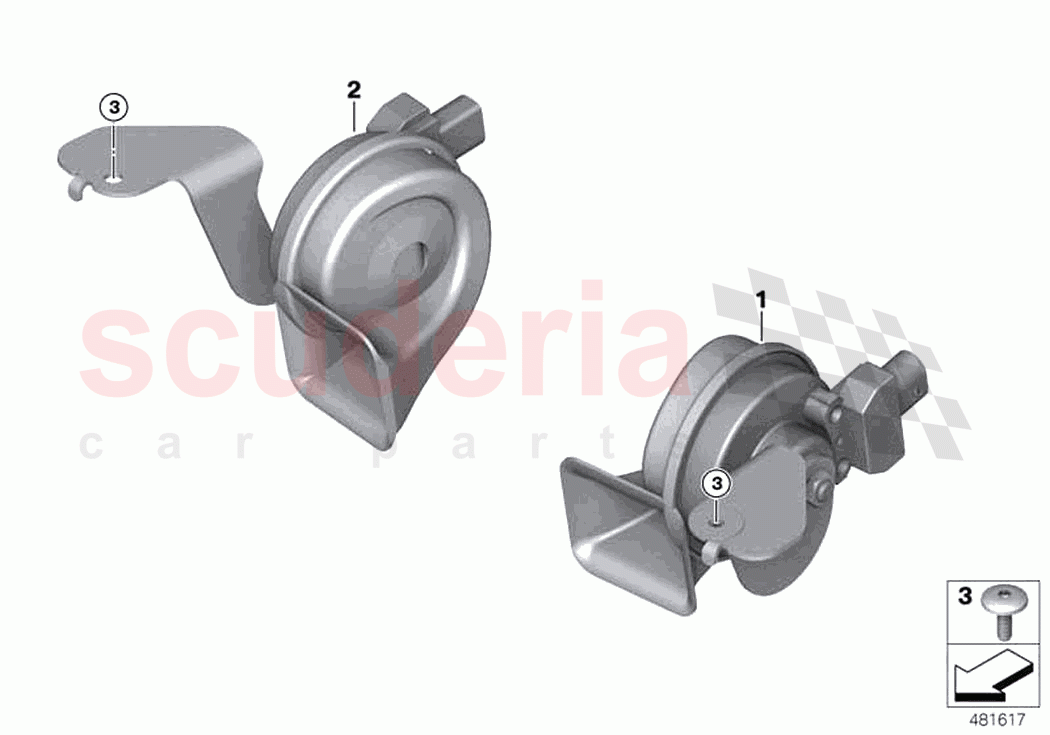 Horn of Rolls Royce Rolls Royce Phantom RR11(2017-2023)