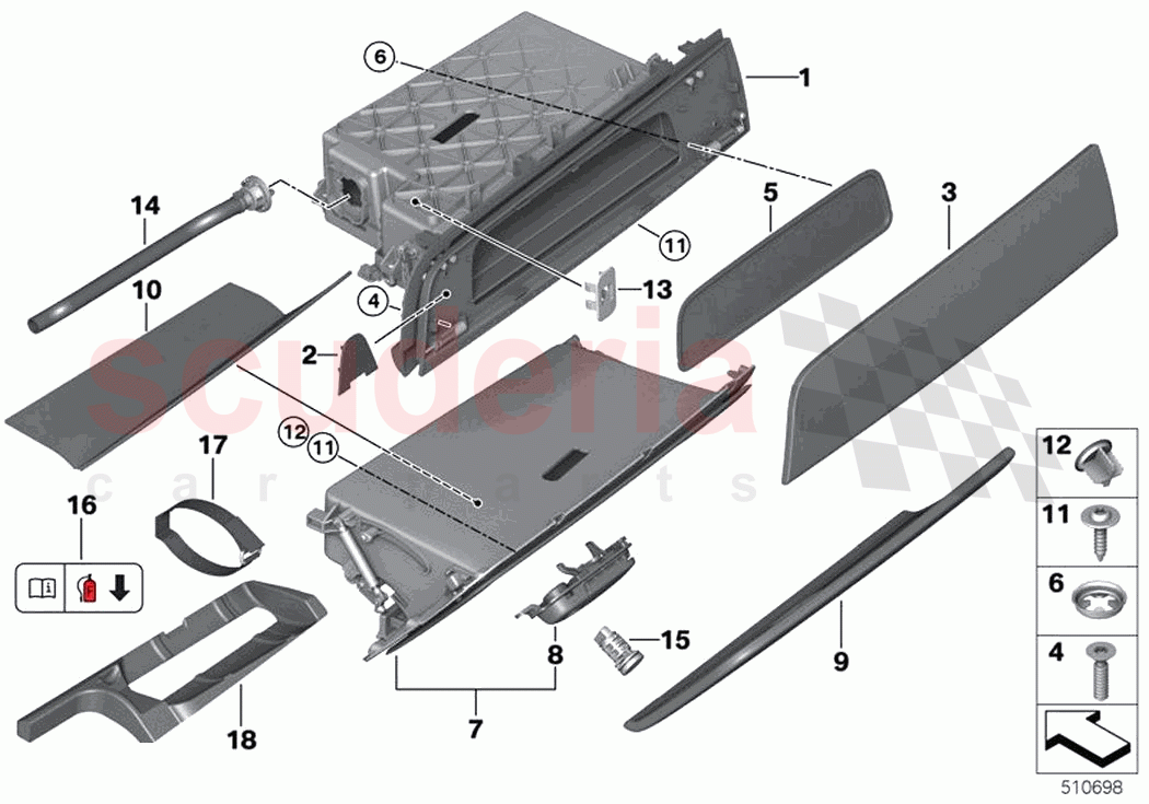 Glove box of Rolls Royce Rolls Royce Phantom RR11(2017-2023)
