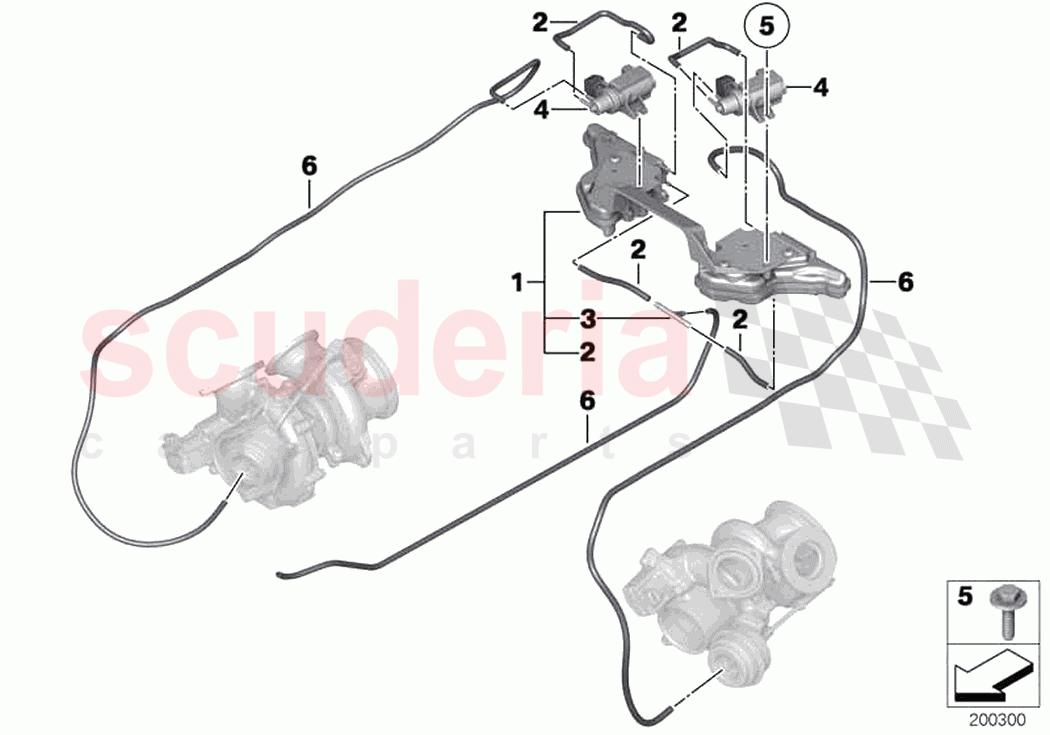 Vacuum control exhaust turbocharger of Rolls Royce Rolls Royce Wraith RR5(2017-2023)