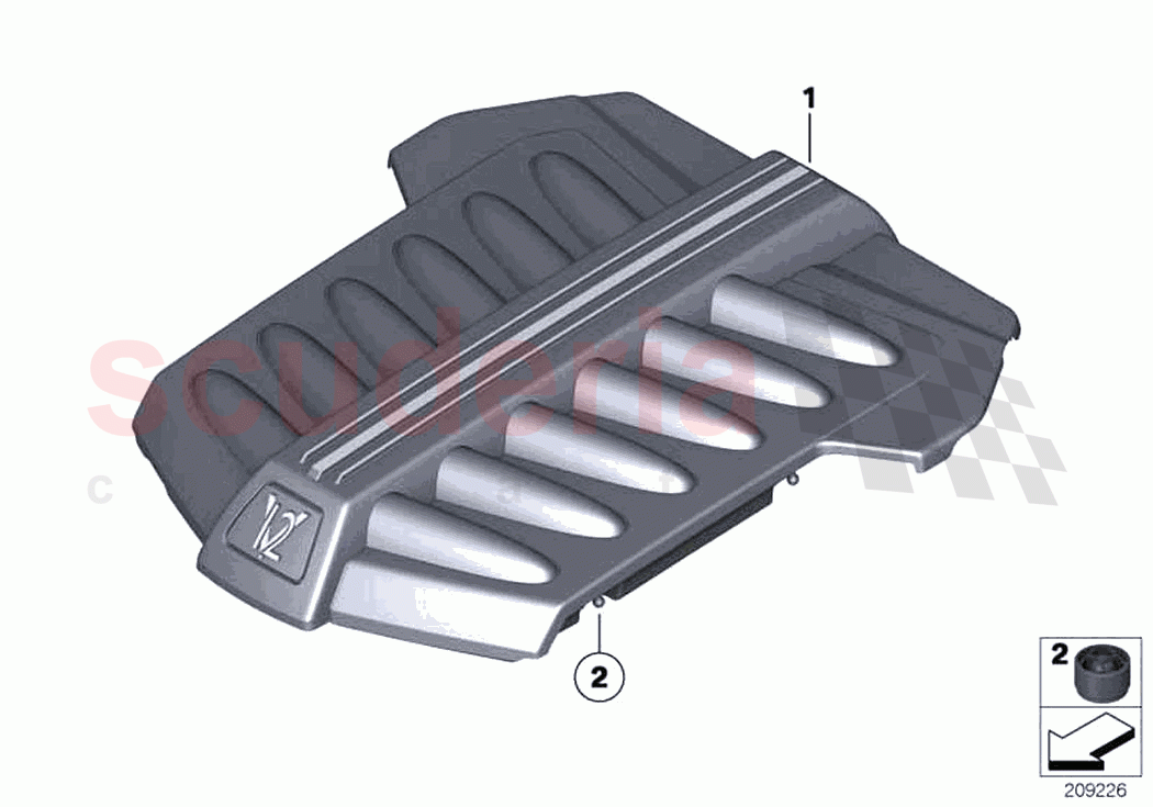 Sound protection cap of Rolls Royce Rolls Royce Wraith RR5(2017-2023)