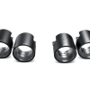 Photo of Akrapovic Tailpipe Set (Carbon) for the Porsche Cayenne Turbo (2003-2017) - Image 2