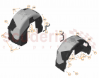 13 - LINERS & NVH - 13.2 - REAR WHEELARCH LINERS
