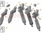 18 - SUSPENSION - FRONT - 18.1 - DAMPER & ACTUATOR ASSEMBLIES FRONT