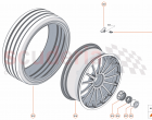 19 - SUSPENSION - WHEELS AND TYRES FRONT - 19.1 - WHEEL AND TYRE ASSEMBLIES FRONT