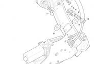 Glass Frames & Regulators - Rear Quarter Window Regulator, Volante