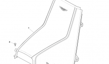 Instrument and Console Panels - Rear Console, Coupe 2+0