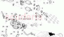 ソレノイドバルブ、バキュームホース、（ターボチャージャー用）、F >>...