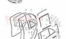 ドアシール、アウター、ガラスチャンネル、D - MJ 2017>>