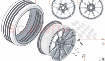 22 - SUSPENSION - WHEELS AND TYRES FRONT - 22.1 - WHEEL AND TYRE ASSEMBLIES FRONT