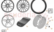19 - SUSPENSION - WHEELS & TYRES FRONT - 19.1 - WHEEL &TYRE ASSEMBLIES FRONT