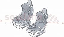 49 - INTERIOR SYSTEMS - 49.9 - SEAT ASSY - SLW RACE SEAT