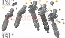 18 - SUSPENSION - FRONT - 18.1 - DAMPER & ACTUATOR ASSEMBLIES FRONT