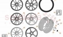 19 - SUSPENSION - WHEELS & TYRES FRONT - 19.1 - WHEEL &TYRE ASSEMBLIES FRONT