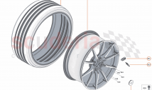 23 - SUSPENSION - WHEELS AND TYRES REAR - 23.1 - WHEEL AND TYRE ASSEMBLIES REAR